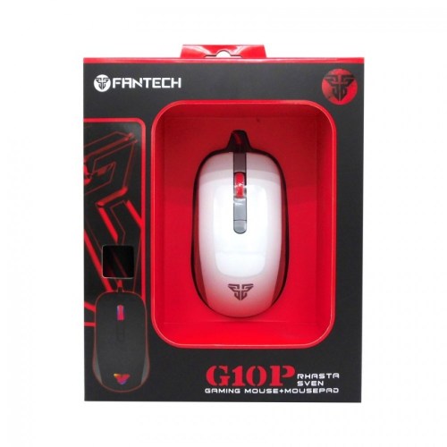 FANTECH G10P RHASTA SVEN GAMING MOUSE+MOUSEPAD WHITE